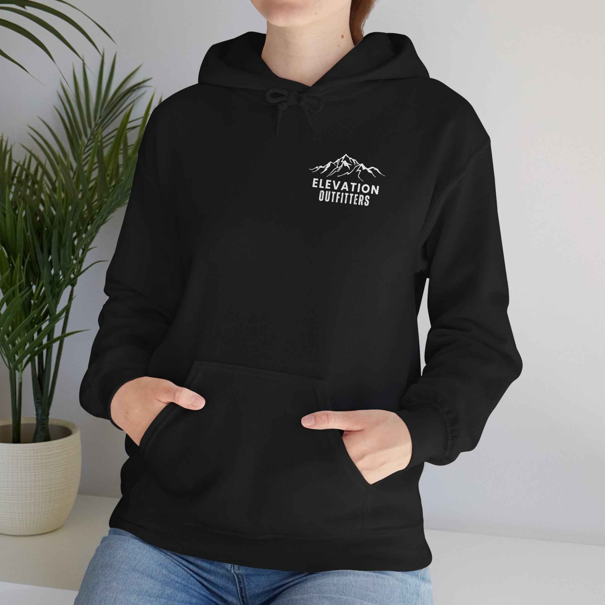 Above The Ordinary Chest Logo Graphic Hoodie