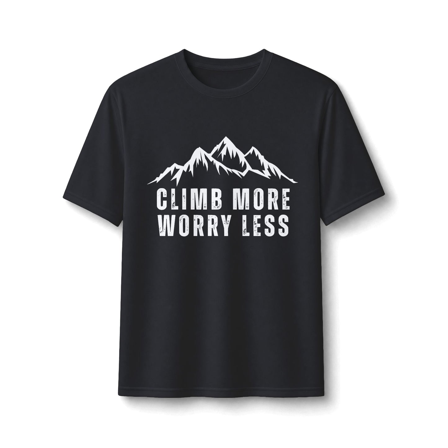 Climb More Worry Less Performance Tee