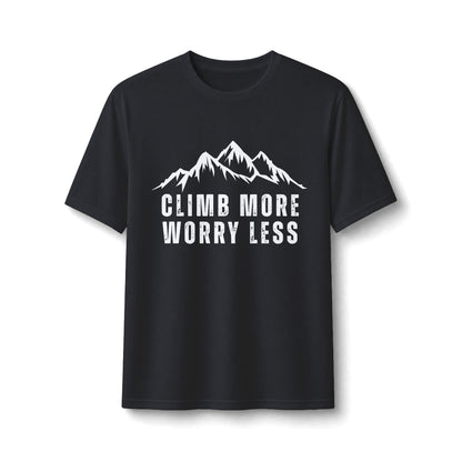 Climb More Worry Less Performance Tee