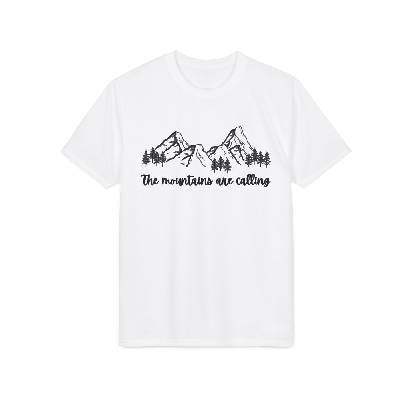 Mountain Graphic T-Shirt — "The Mountains Are Calling" Outdoor Adventure Tee