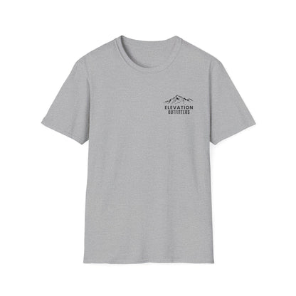 Elevation Outfitters Mountain Logo T‑Shirt — Casual Outdoor Adventure Tee