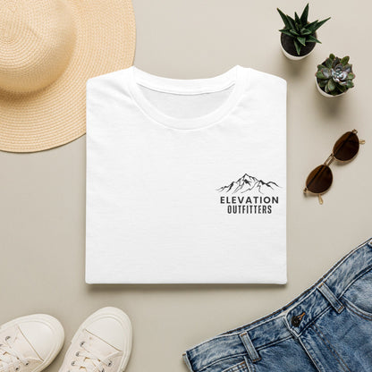 Elevation Outfitters Mountain Logo T‑Shirt — Casual Outdoor Adventure Tee