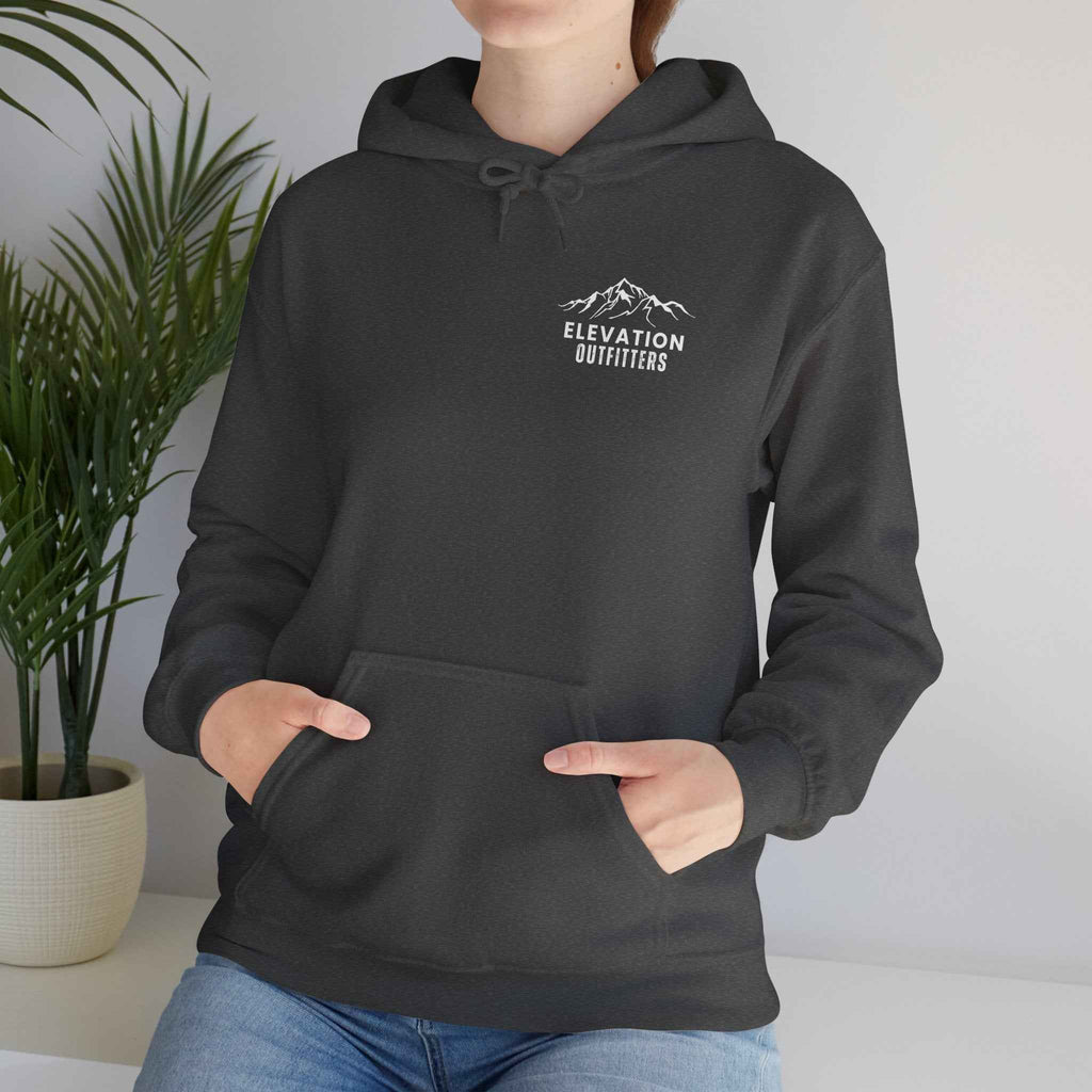 Above The Ordinary Chest Logo Graphic Hoodie