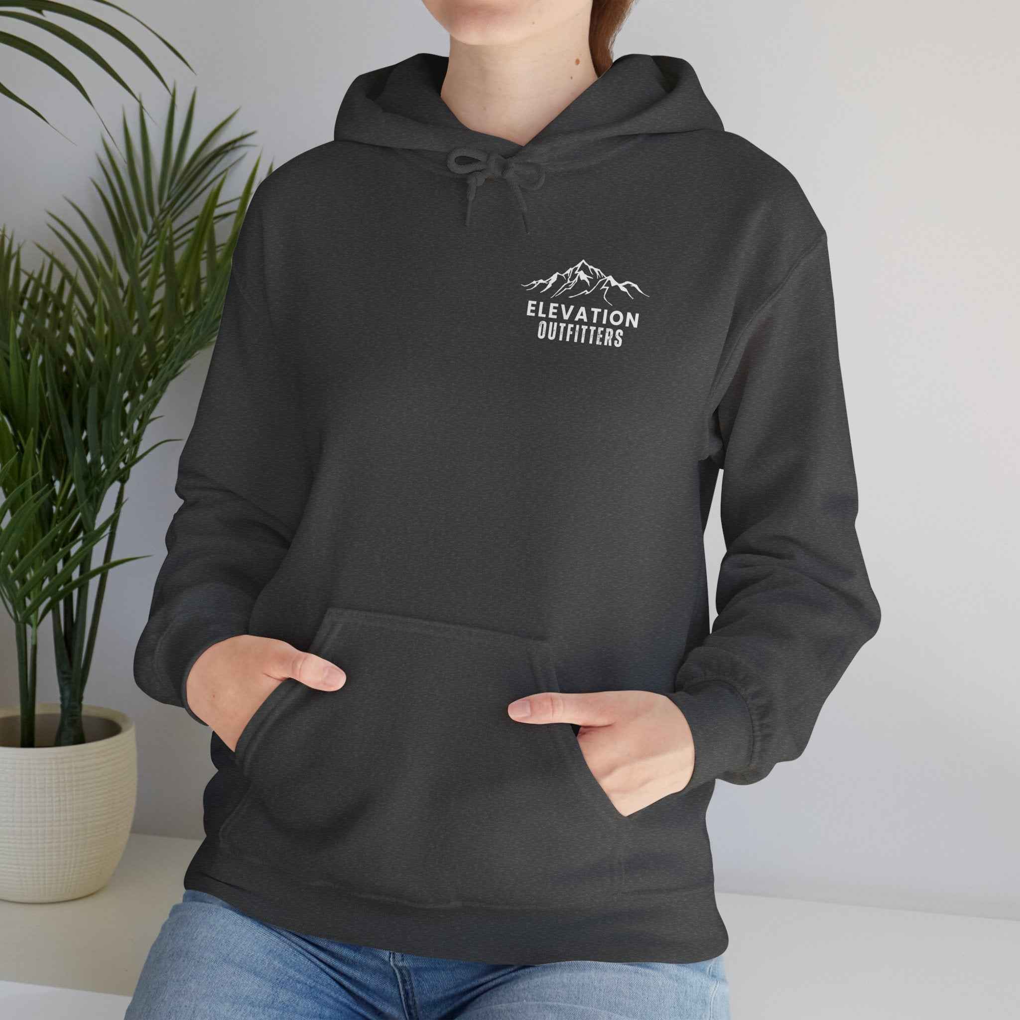 Above The Ordinary Chest Logo Graphic Hoodie