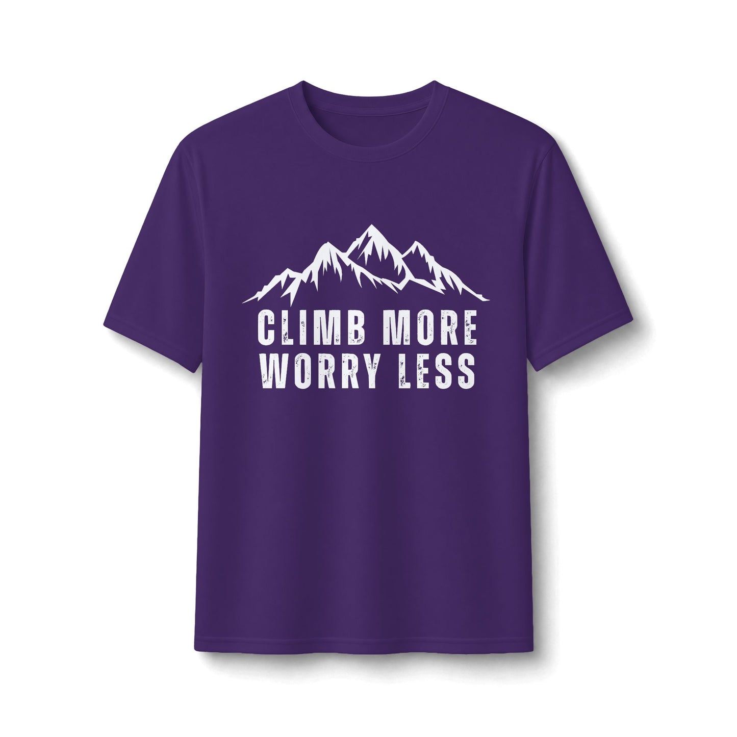 Climb More Worry Less Performance Tee