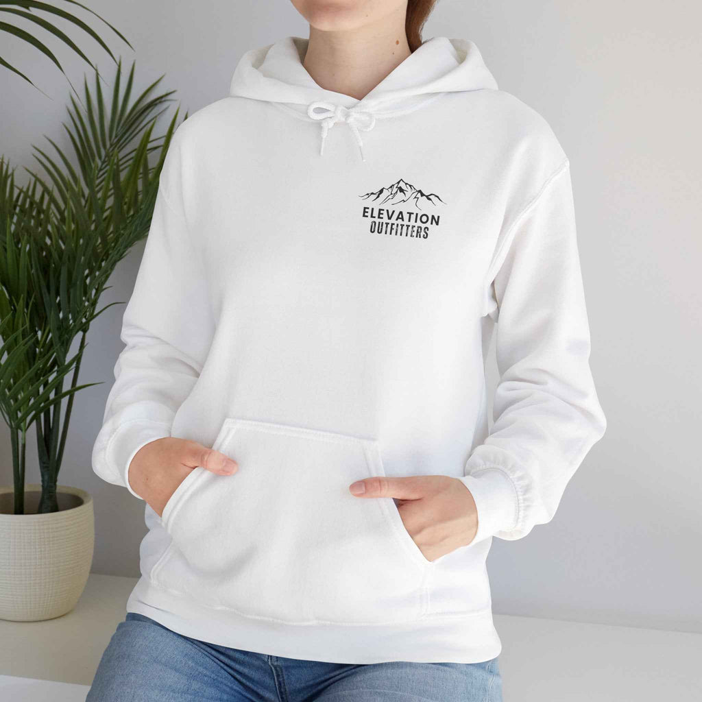 Above The Ordinary Chest Logo Graphic Hoodie