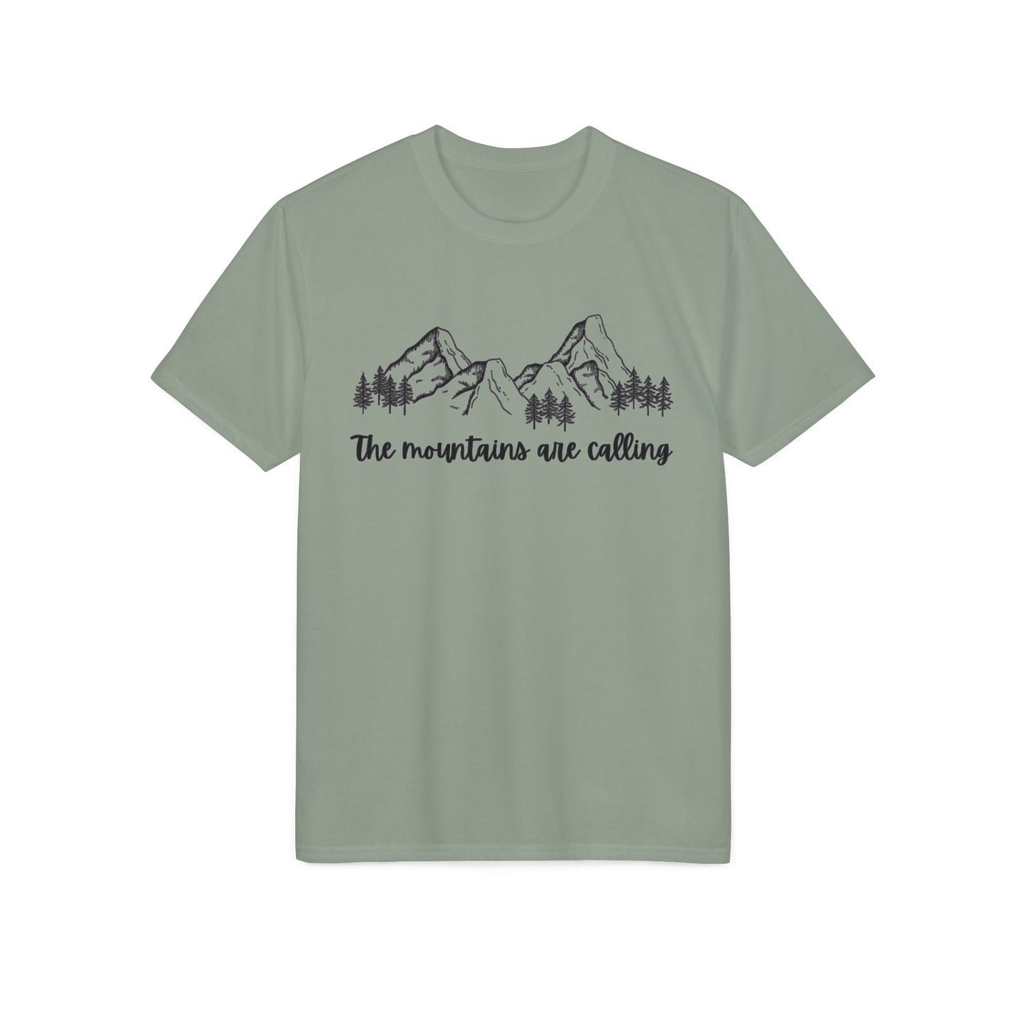 Mountain Graphic T-Shirt — "The Mountains Are Calling" Outdoor Adventure Tee