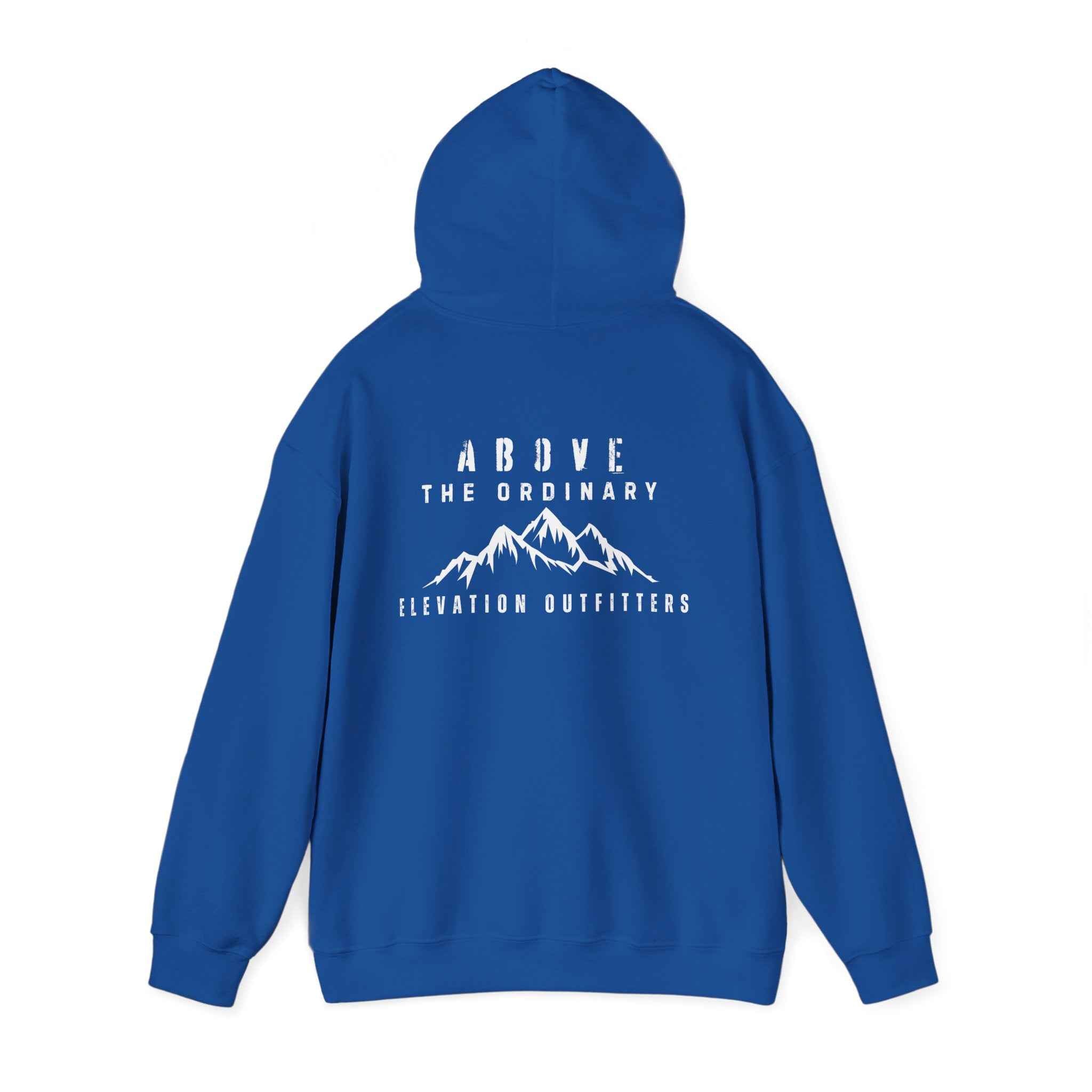 Above The Ordinary Chest Logo Graphic Hoodie
