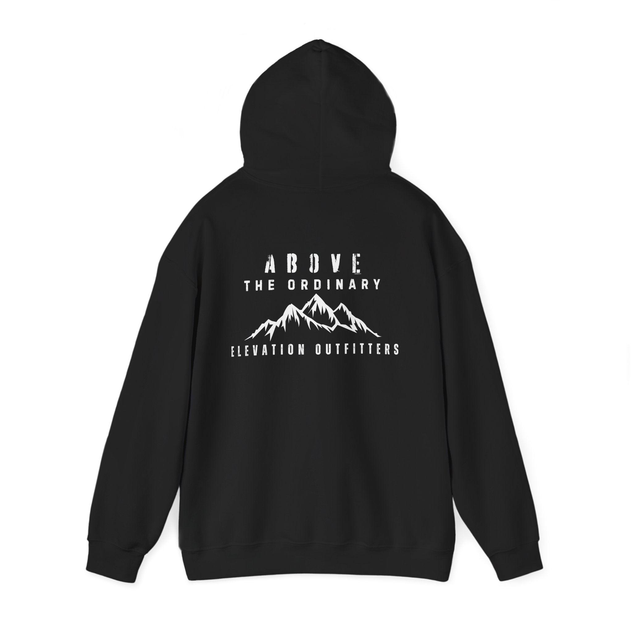 Above The Ordinary Chest Logo Graphic Hoodie