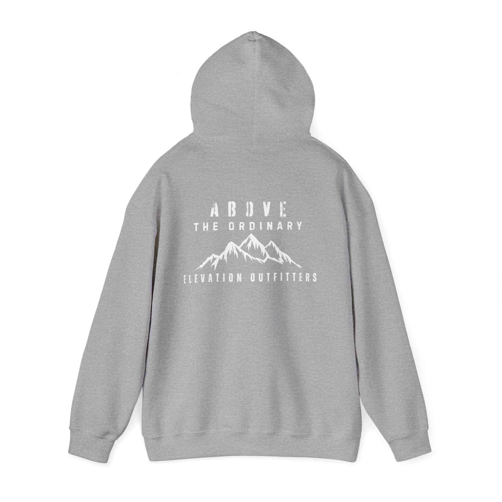 Above The Ordinary Chest Logo Graphic Hoodie