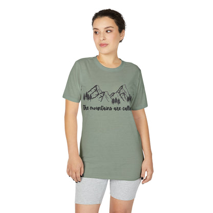 Mountain Graphic T-Shirt — "The Mountains Are Calling" Outdoor Adventure Tee