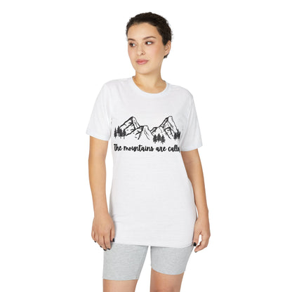 Mountain Graphic T-Shirt — "The Mountains Are Calling" Outdoor Adventure Tee