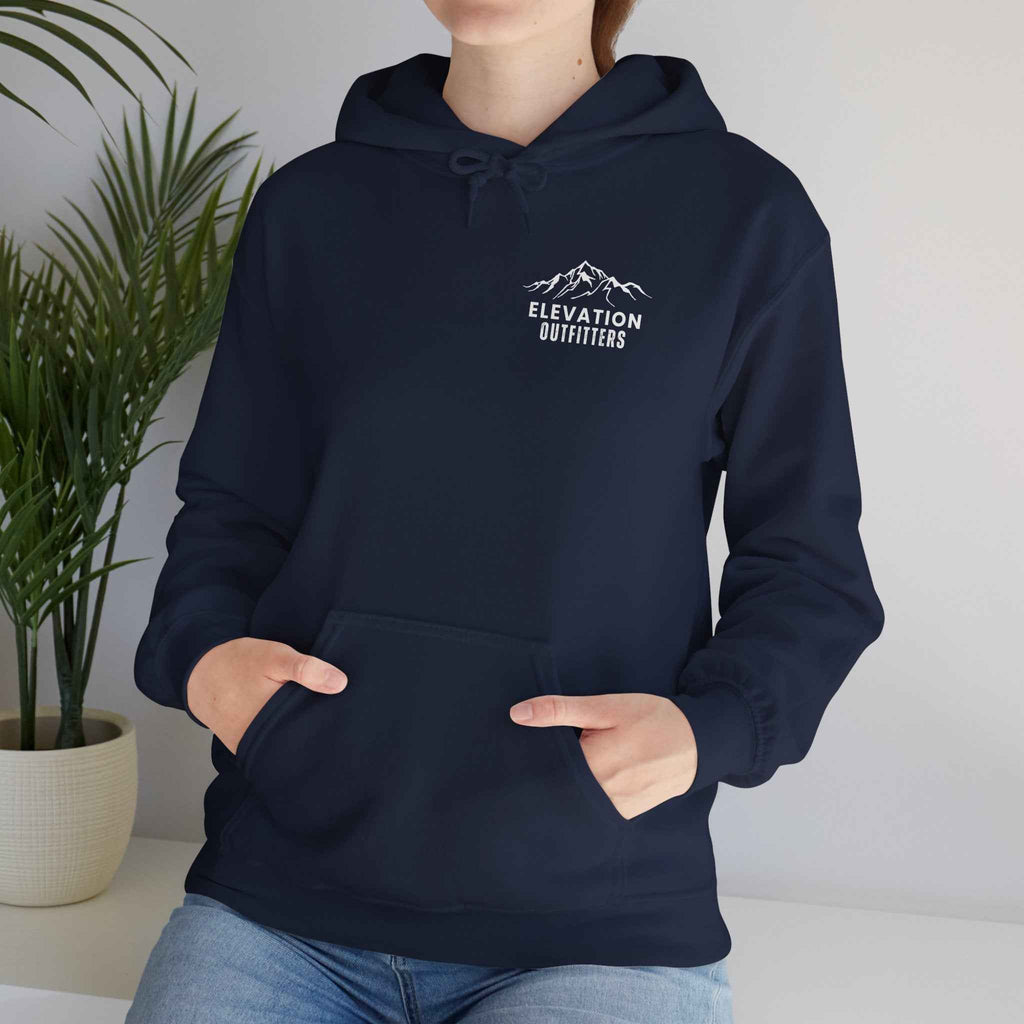 Above The Ordinary Chest Logo Graphic Hoodie