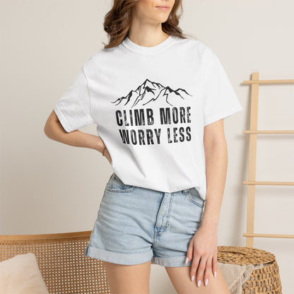Climb More Worry Less T-Shirt