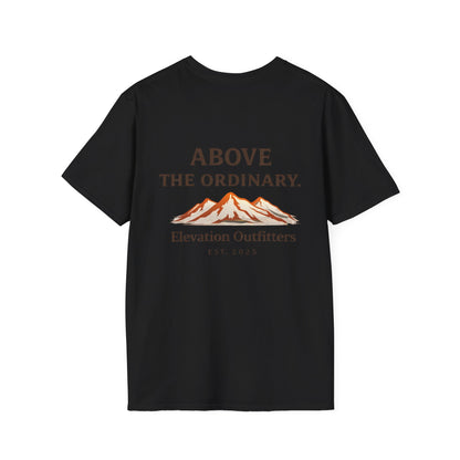Above The Ordinary Chest Logo Graphic Tee