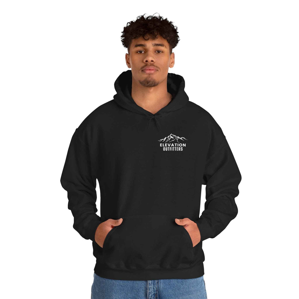 Above The Ordinary Chest Logo Graphic Hoodie