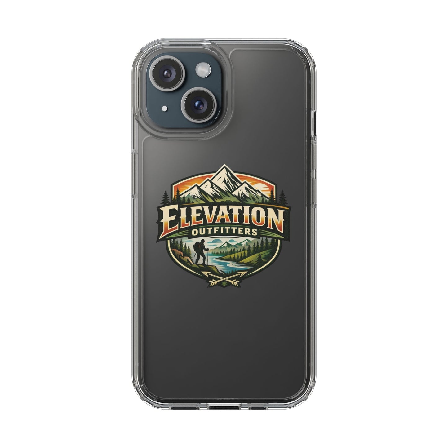 Classic Elevation Outfitters Clear Phone Case