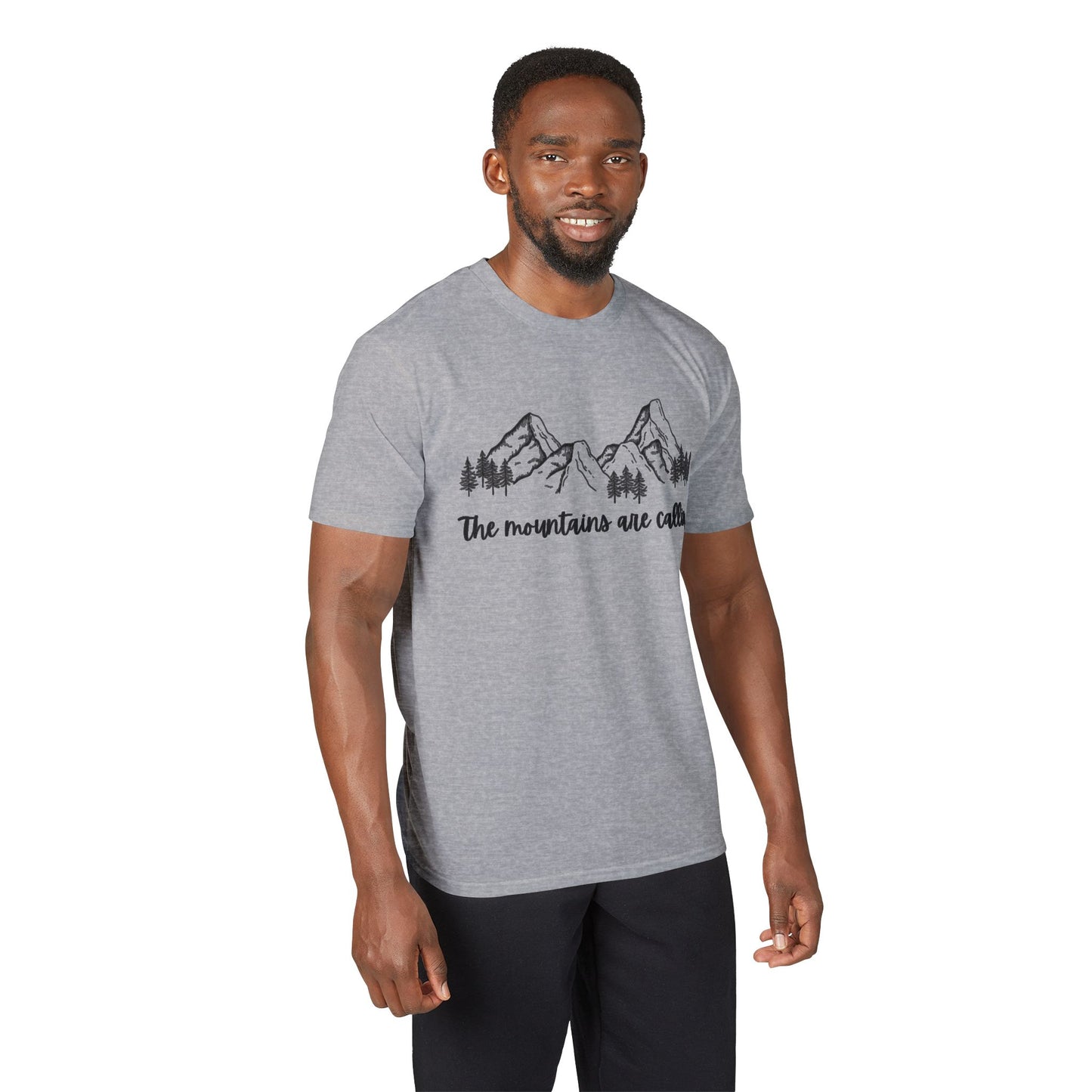 Mountain Graphic T-Shirt — "The Mountains Are Calling" Outdoor Adventure Tee
