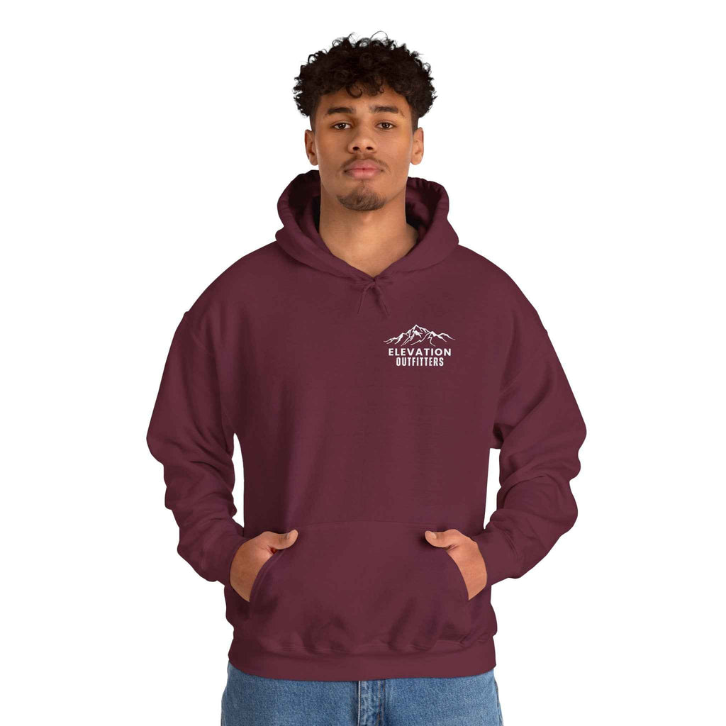 Above The Ordinary Chest Logo Graphic Hoodie