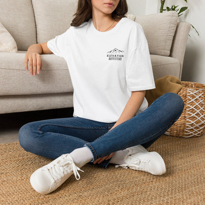 Elevation Outfitters Mountain Logo T‑Shirt — Casual Outdoor Adventure Tee