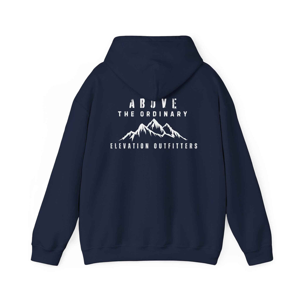 Above The Ordinary Chest Logo Graphic Hoodie