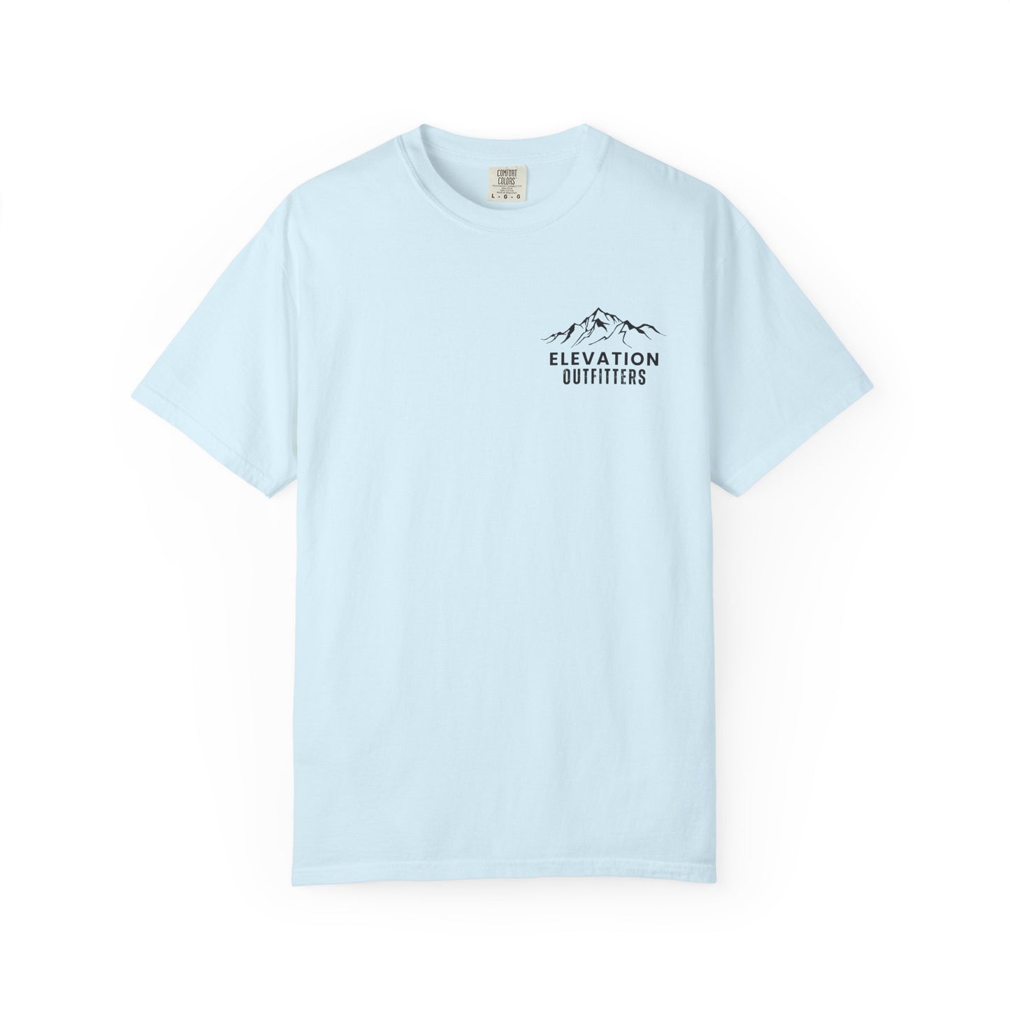 Adventure Awaits T‑Shirt — Mountain & Pine Graphic Tee (Elevation Outfitters)