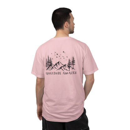 Adventure Awaits T‑Shirt — Mountain & Pine Graphic Tee (Elevation Outfitters)