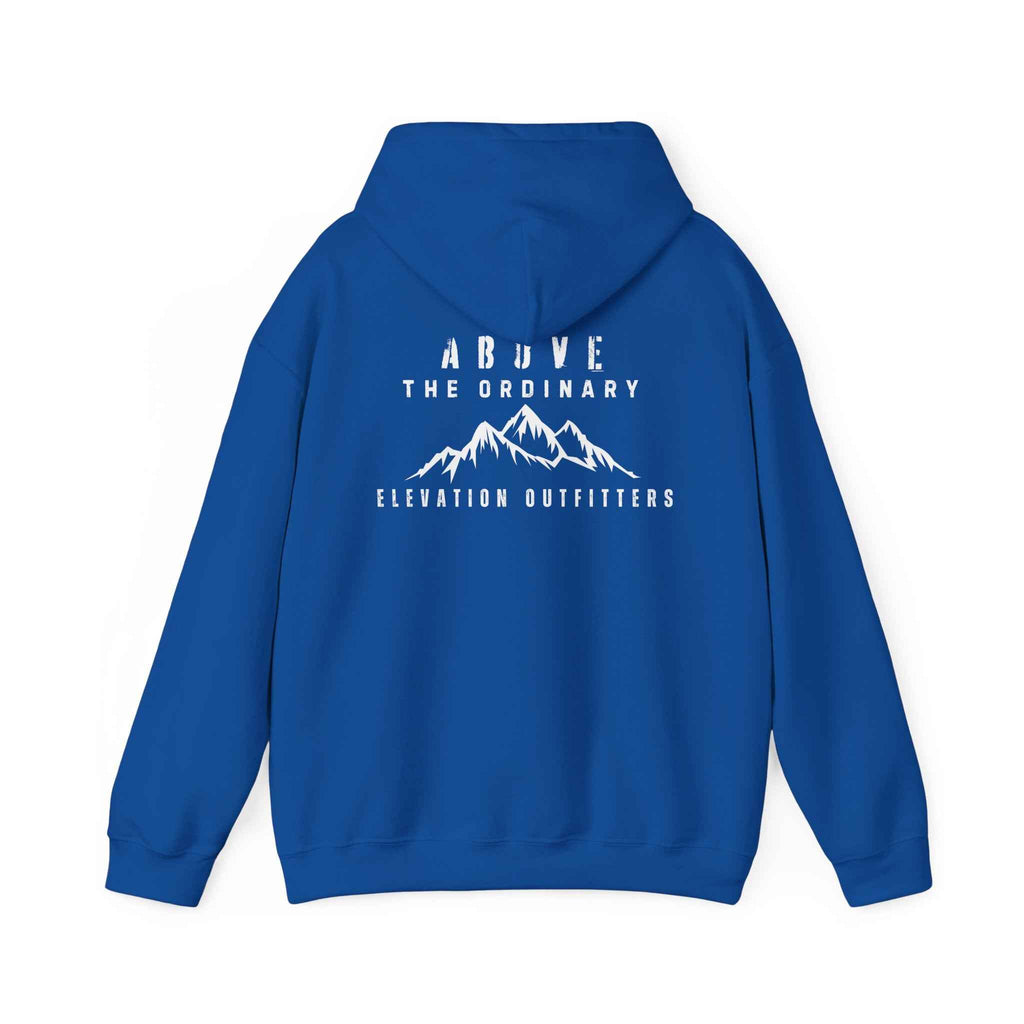 Above The Ordinary Chest Logo Graphic Hoodie