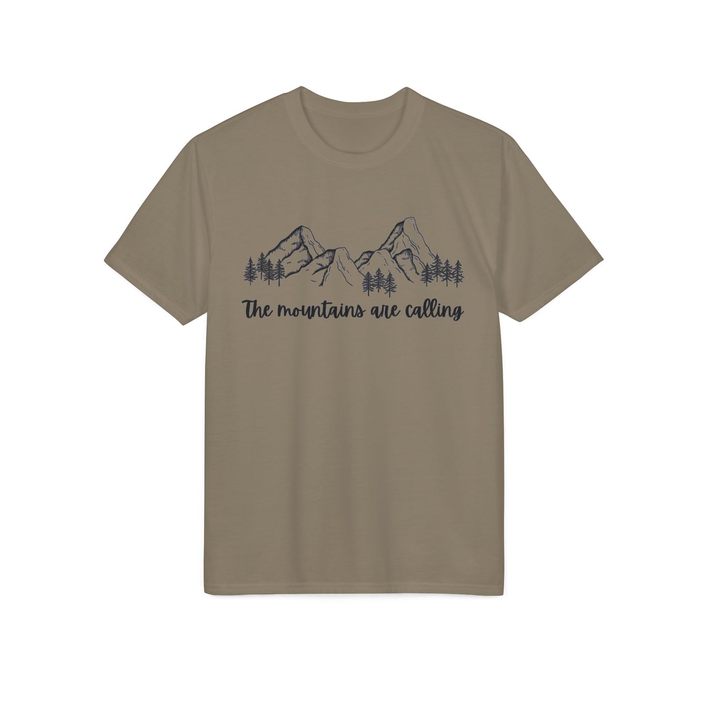 Mountain Graphic T-Shirt — "The Mountains Are Calling" Outdoor Adventure Tee