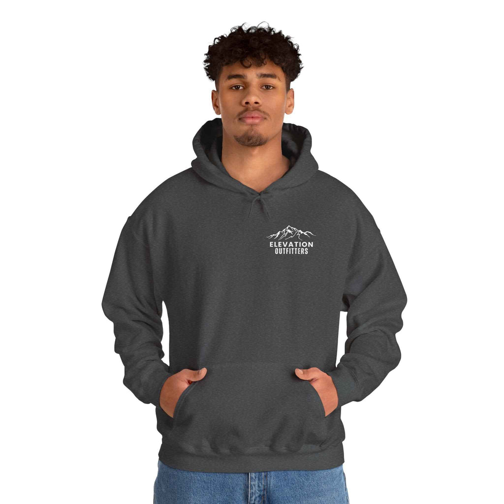 Above The Ordinary Chest Logo Graphic Hoodie