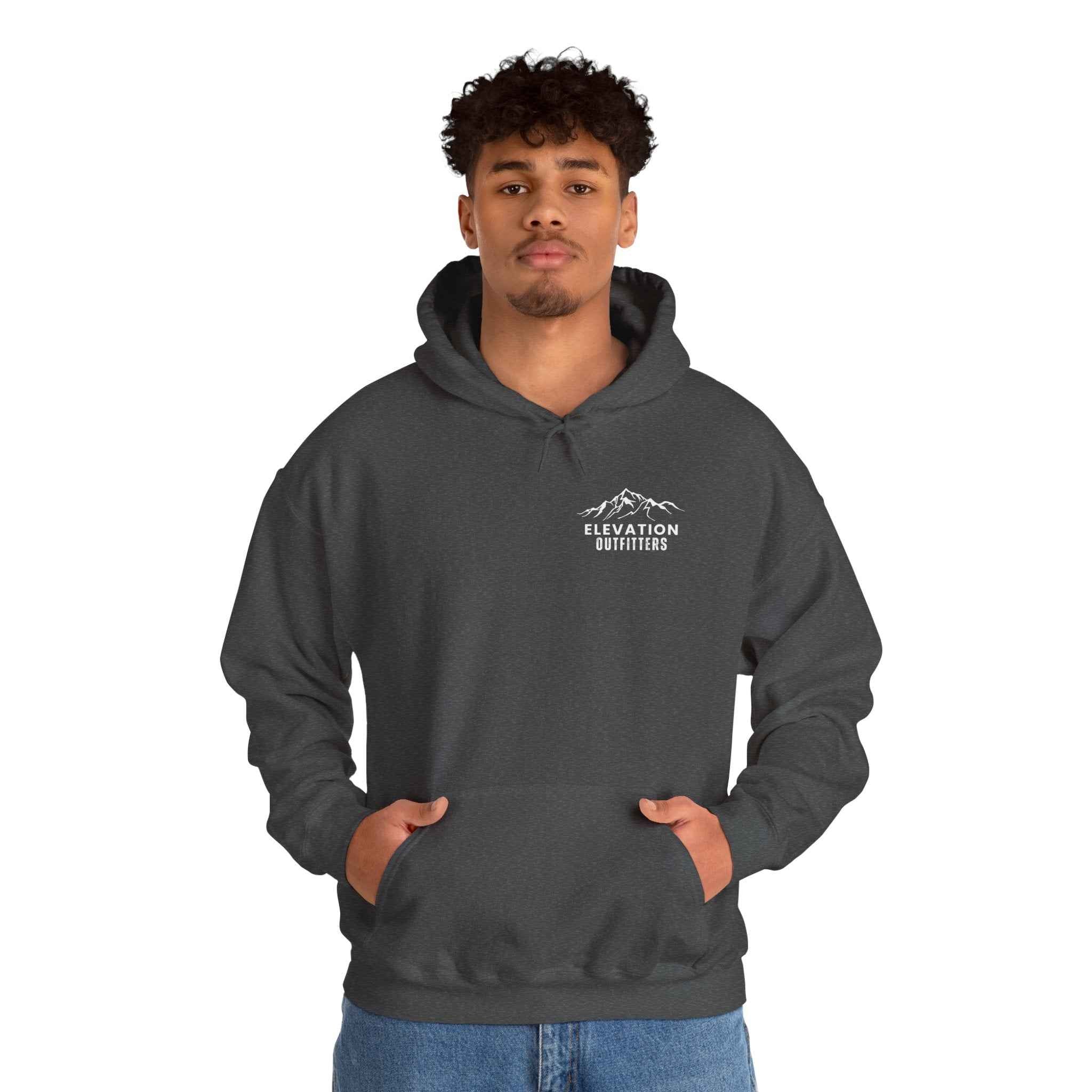 Above The Ordinary Chest Logo Graphic Hoodie