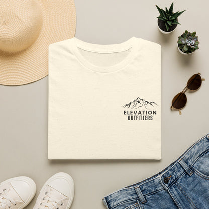Elevation Outfitters Mountain Logo T‑Shirt — Casual Outdoor Adventure Tee
