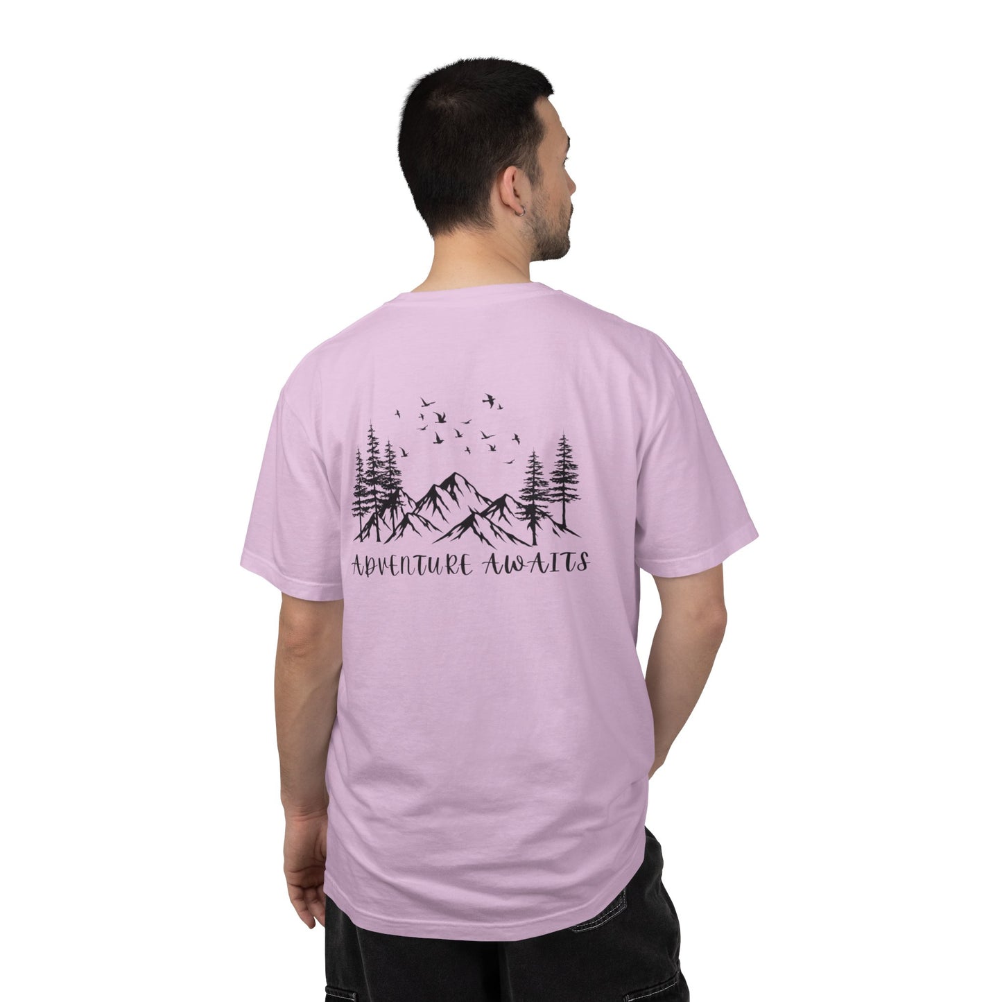 Adventure Awaits T‑Shirt — Mountain & Pine Graphic Tee (Elevation Outfitters)