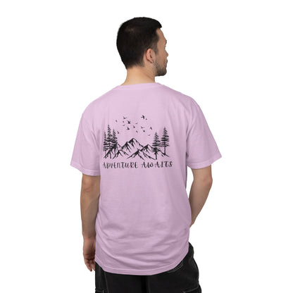 Adventure Awaits T‑Shirt — Mountain & Pine Graphic Tee (Elevation Outfitters)