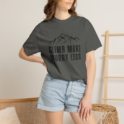 Climb More Worry Less T-Shirt