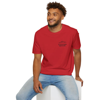 Elevation Outfitters Mountain Logo T‑Shirt — Casual Outdoor Adventure Tee