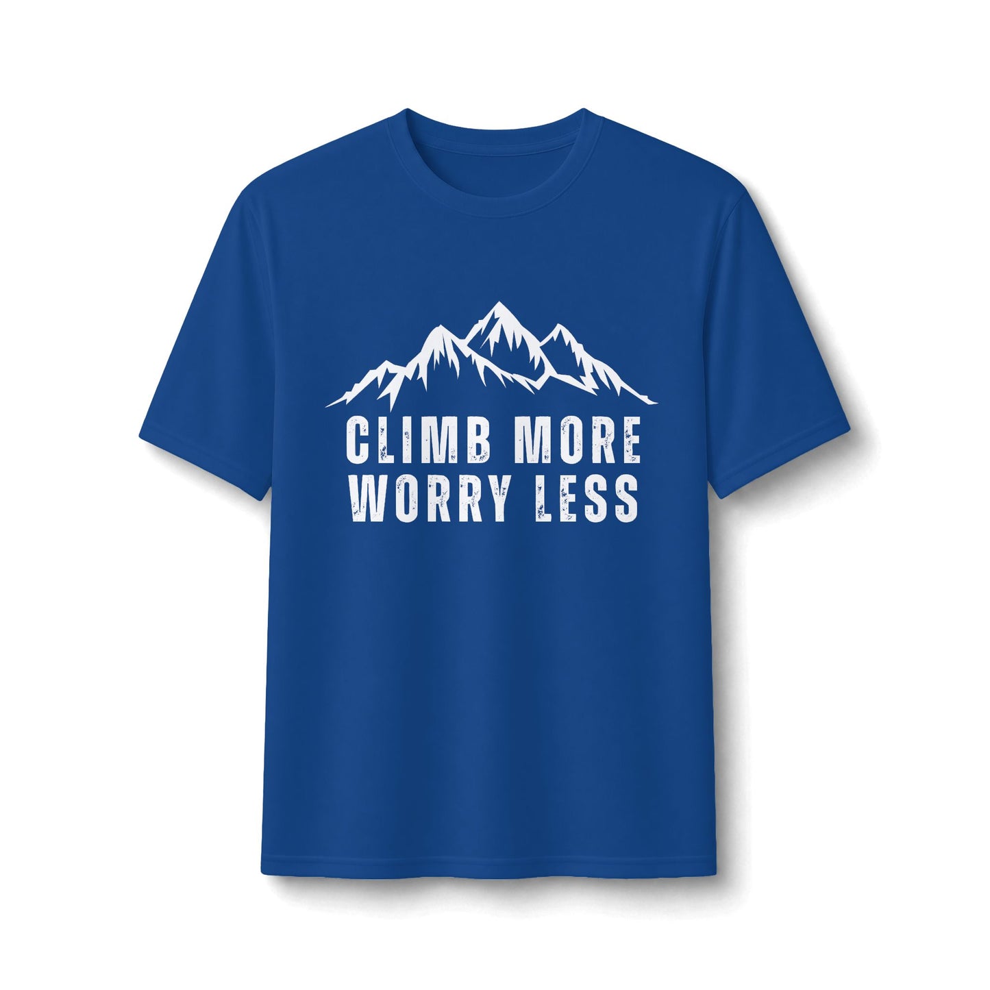 Climb More Worry Less Performance Tee